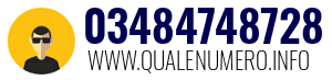 Numero di telefono 03484748728 03484748728