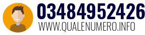 Numero di telefono 03484952426 03484952426