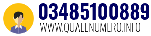 Numero di telefono 03485100889 03485100889
