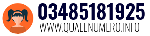 Numero di telefono 03485181925 03485181925