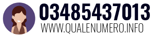 Numero di telefono 03485437013 03485437013