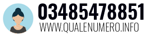 Numero di telefono 03485478851 03485478851
