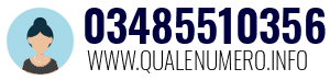 Numero di telefono 03485510356 03485510356