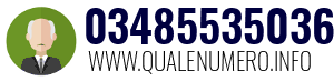 Numero di telefono 03485535036 03485535036