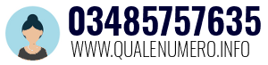 Numero di telefono 03485757635 03485757635