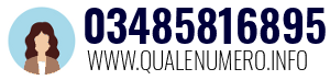 Numero di telefono 03485816895 03485816895