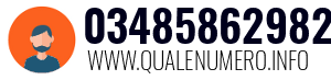 Numero di telefono 03485862982 03485862982