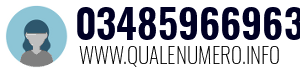 Numero di telefono 03485966963 03485966963