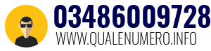 Numero di telefono 03486009728 03486009728