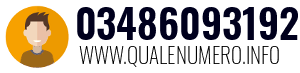 Numero di telefono 03486093192 03486093192