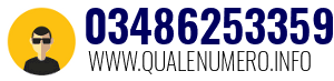 Numero di telefono 03486253359 03486253359