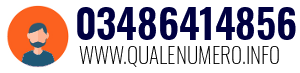 Numero di telefono 03486414856 03486414856