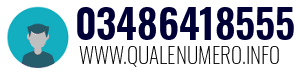 Numero di telefono 03486418555 03486418555