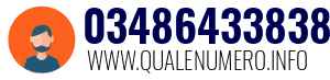 Numero di telefono 03486433838 03486433838