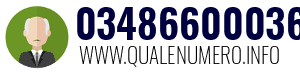 Numero di telefono 03486600036 03486600036