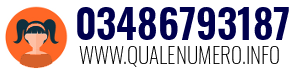 Numero di telefono 03486793187 03486793187