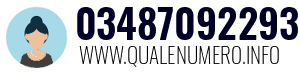 Numero di telefono 03487092293 03487092293
