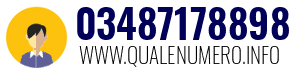 Numero di telefono 03487178898 03487178898