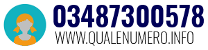 Numero di telefono 03487300578 03487300578