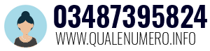Numero di telefono 03487395824 03487395824