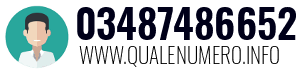 Numero di telefono 03487486652 03487486652