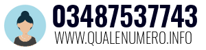 Numero di telefono 03487537743 03487537743