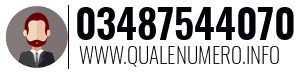 Numero di telefono 03487544070 03487544070