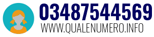 Numero di telefono 03487544569 03487544569