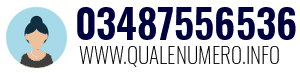 Numero di telefono 03487556536 03487556536