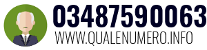 Numero di telefono 03487590063 03487590063