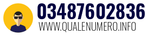 Numero di telefono 03487602836 03487602836