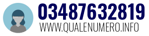 Numero di telefono 03487632819 03487632819