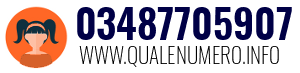 Numero di telefono 03487705907 03487705907