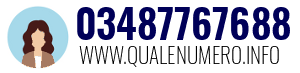 Numero di telefono 03487767688 03487767688