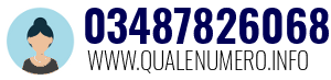 Numero di telefono 03487826068 03487826068