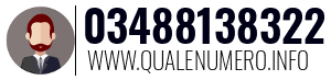 Numero di telefono 03488138322 03488138322