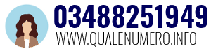 Numero di telefono 03488251949 03488251949