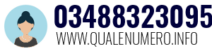 Numero di telefono 03488323095 03488323095