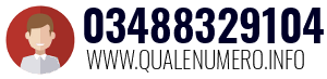 Numero di telefono 03488329104 03488329104
