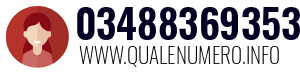 Numero di telefono 03488369353 03488369353