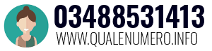 Numero di telefono 03488531413 03488531413