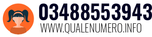 Numero di telefono 03488553943 03488553943