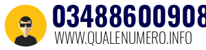 Numero di telefono 03488600908 03488600908