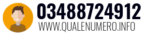 Numero di telefono 03488724912 03488724912