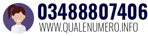 Numero di telefono 03488807406 03488807406