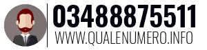 Numero di telefono 03488875511 03488875511