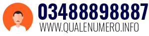Numero di telefono 03488898887 03488898887
