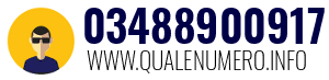 Numero di telefono 03488900917 03488900917