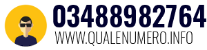 Numero di telefono 03488982764 03488982764