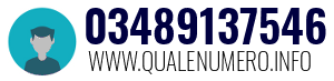 Numero di telefono 03489137546 03489137546